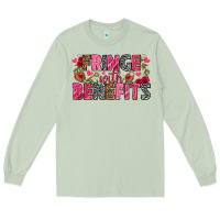 Matcha Fringe with benefits Valentine's Day Long Sleeve Tee - HowdyJamesFarm