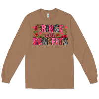 Toasted Coconut Fringe with benefits Valentine's Day Long Sleeve Tee - HowdyJamesFarm