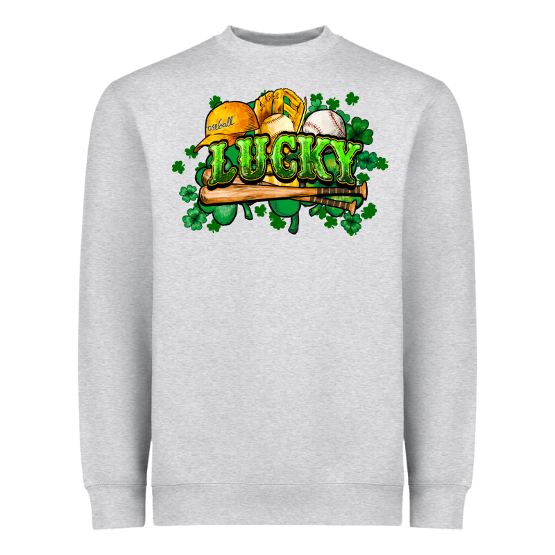 St. Patrick's Day Baseball Heavyweight Sweatshirt by HowdyJamesFarm | Teevron