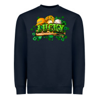 Navy St. Patrick's Day Baseball Heavyweight Sweatshirt - HowdyJamesFarm