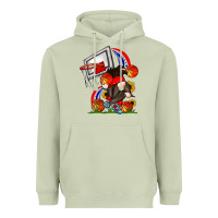 Matcha Basketball Gnome Heavyweight Hoodie - CowhideDigitalArt