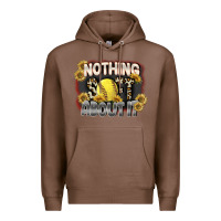 Chestnut Nothing Soft About It Premium Hoodie - FaDigitalArtStudio