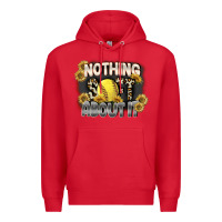Red Nothing Soft About It Premium Hoodie - FaDigitalArtStudio