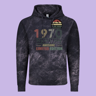 Vintage 1970 Limited Edition 50 Years Of Being Awe Vintage Hoodie Designed By Bettercallsaul