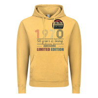 Vintage Mustard Vintage 1970 Limited Edition 50 Years Of Being Awe Vintage Hoodie - Bettercallsaul