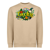 Mushroom lucky gnomes truck St. Patrick's Heavyweight Sweatshirt - HowdyJamesFarm