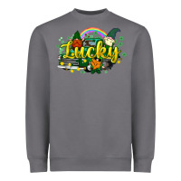 Storm lucky gnomes truck St. Patrick's Heavyweight Sweatshirt - HowdyJamesFarm