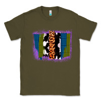 Army Green Purple Glitter Western Farm Life Brush Strokes Classic Tee - Bettercallsaul
