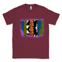 Burgundy Purple Glitter Western Farm Life Brush Strokes Classic Tee - Bettercallsaul