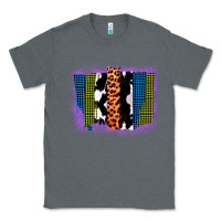 Charcoal Heather Purple Glitter Western Farm Life Brush Strokes Classic Tee - Bettercallsaul