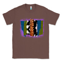 Chestnut Purple Glitter Western Farm Life Brush Strokes Classic Tee - Bettercallsaul