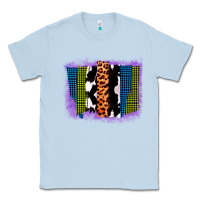 Dusty Blue Purple Glitter Western Farm Life Brush Strokes Classic Tee - Bettercallsaul