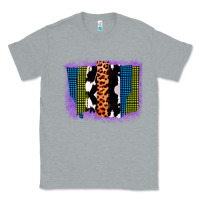 Heather Grey Purple Glitter Western Farm Life Brush Strokes Classic Tee - Bettercallsaul