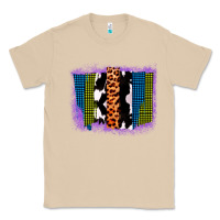 Mushroom Purple Glitter Western Farm Life Brush Strokes Classic Tee - Bettercallsaul