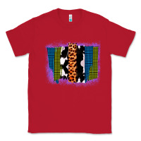 Red Purple Glitter Western Farm Life Brush Strokes Classic Tee - Bettercallsaul