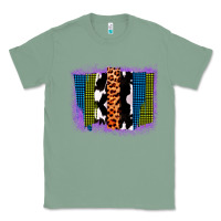 Purple Glitter Western Farm Life Brush Strokes Classic Tee | Teevron