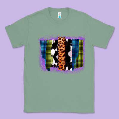 Purple Glitter Western Farm Life Brush Strokes Classic Tee Designed By Bettercallsaul