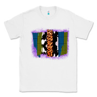 White Purple Glitter Western Farm Life Brush Strokes Classic Tee - Bettercallsaul
