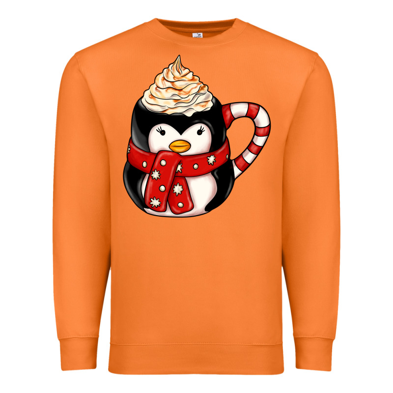 Coffee Cups Animal Premium Sweatshirt by CowhideDigitalArt | Teevron