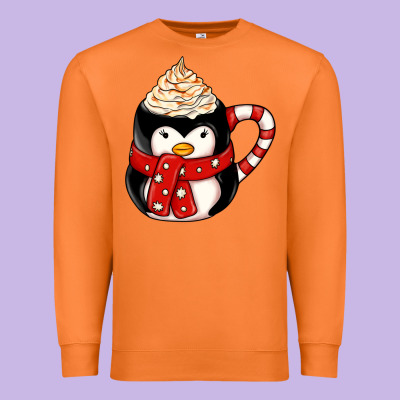 Coffee Cups Animal Premium Sweatshirt Designed By Cowhidedigitalart