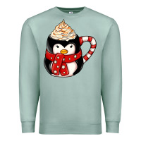 Seafoam coffee cups animal Premium Sweatshirt - CowhideDigitalArt