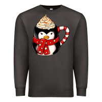 Smoke coffee cups animal Premium Sweatshirt - CowhideDigitalArt