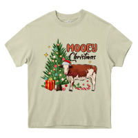 Mossy mooey christmas Heavy Core Tee - MaliasSmallBusiness