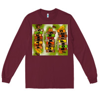 Burgundy flannels hayrides pumpkins bonfires fall Long Sleeve Tee - TumblerDesignByShophia