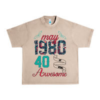 French Oak Made In May 1980 40 Years Of Being Awesome Urban Heavy Tee - Bettercallsaul