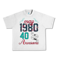 Lunar Rock Made In May 1980 40 Years Of Being Awesome Urban Heavy Tee - Bettercallsaul