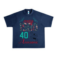 Navy Made In May 1980 40 Years Of Being Awesome Urban Heavy Tee - Bettercallsaul