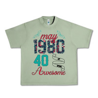 Oil Green Made In May 1980 40 Years Of Being Awesome Urban Heavy Tee - Bettercallsaul