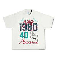 Pistachio Made In May 1980 40 Years Of Being Awesome Urban Heavy Tee - Bettercallsaul