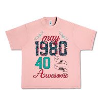 Salmon Made In May 1980 40 Years Of Being Awesome Urban Heavy Tee - Bettercallsaul