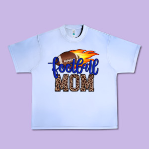 Football Mom Urban Heavy Tee Designed By Jahusdesignshop
