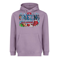 Lavender It's Freezing Season Heavyweight Hoodie - CowhideDigitalArt