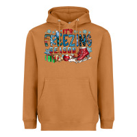 Meerkat It's Freezing Season Heavyweight Hoodie - CowhideDigitalArt