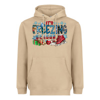 Mushroom It's Freezing Season Heavyweight Hoodie - CowhideDigitalArt