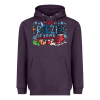 Plum It's Freezing Season Heavyweight Hoodie - CowhideDigitalArt