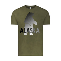 Vintage Olive Alaska Bear Vintage Tee - Bettercallsaul