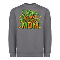 Storm Lucky Mom  St. Patrick's Day Heavyweight Sweatshirt - CowGirlArtShop