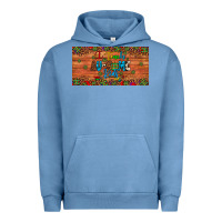 Pigment Pebble Blue i teach au some kids license plate Urban Hoodie - Artiststas