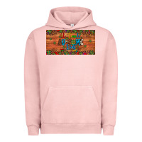 Pigment Salmon i teach au some kids license plate Urban Hoodie - Artiststas