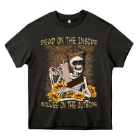 Asphalt dead inside boujee outside Heavy Core Tee - MaliasSmallBusiness
