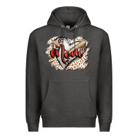 Charcoal Heather baseball mom Premium Hoodie - FaDigitalArtStudio