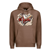 Chestnut baseball mom Premium Hoodie - FaDigitalArtStudio