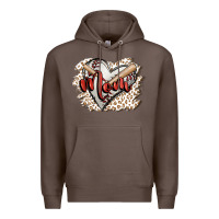 Coffee baseball mom Premium Hoodie - FaDigitalArtStudio