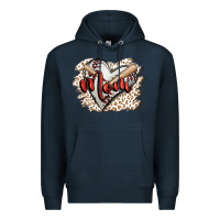 Navy baseball mom Premium Hoodie - FaDigitalArtStudio