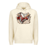 Sandshell baseball mom Premium Hoodie - FaDigitalArtStudio