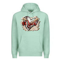Seafoam baseball mom Premium Hoodie - FaDigitalArtStudio